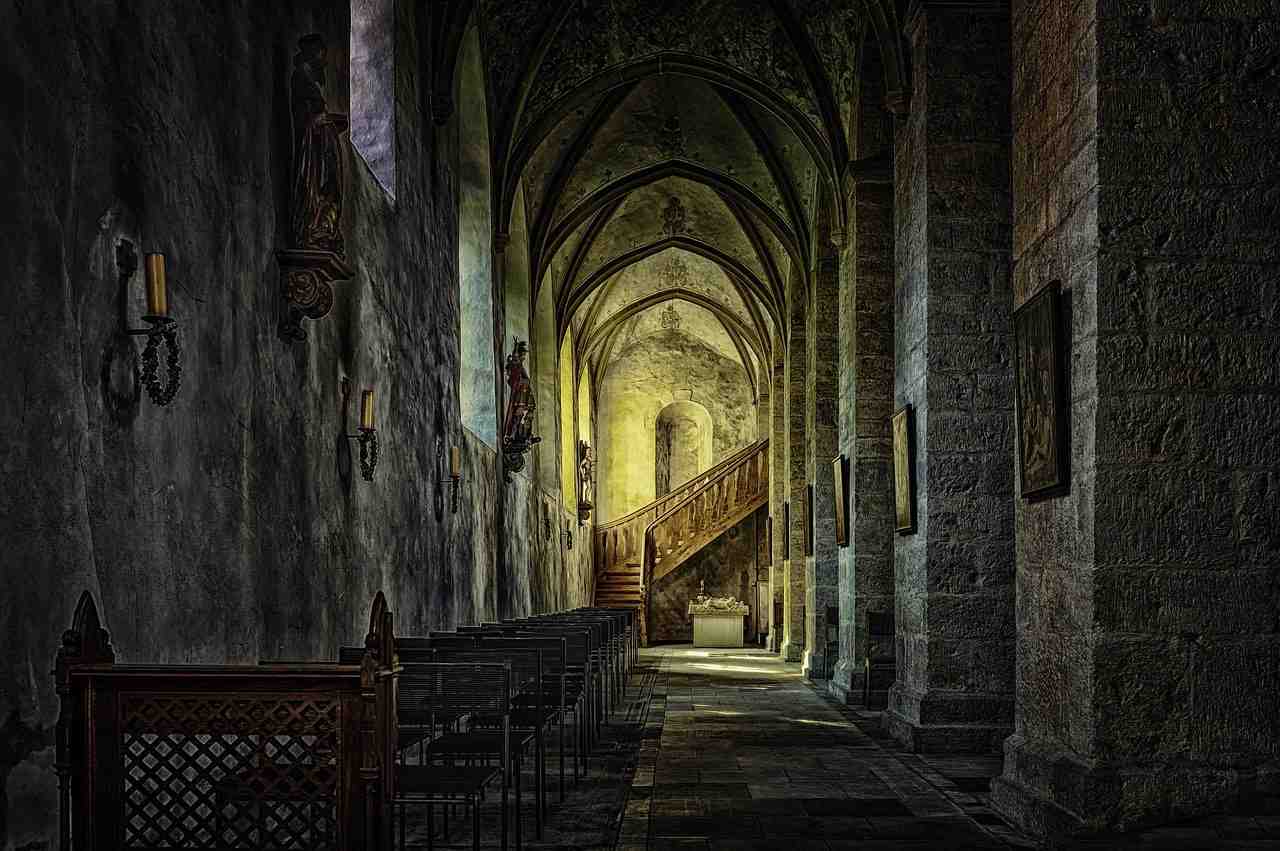 monastère, abbaye, cloître